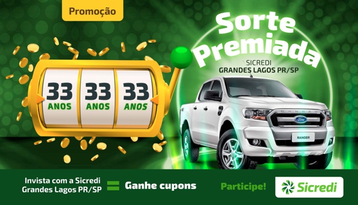  Promoção “Sorte Premiada” chega à reta final com sorteios de R$ 33 mil e camionete zero 